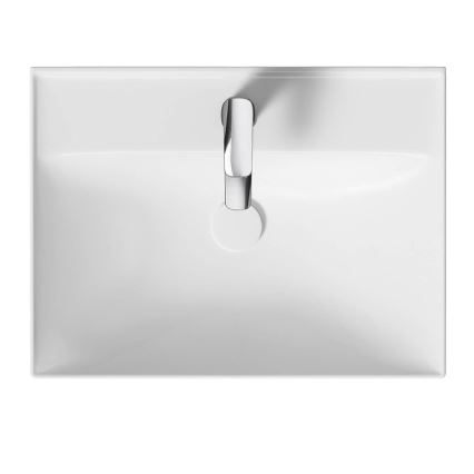 Cersanit K120-009 - Umywalka wpuszczana LARGA 45,5x60,5 cm ceramika/biały połysk
