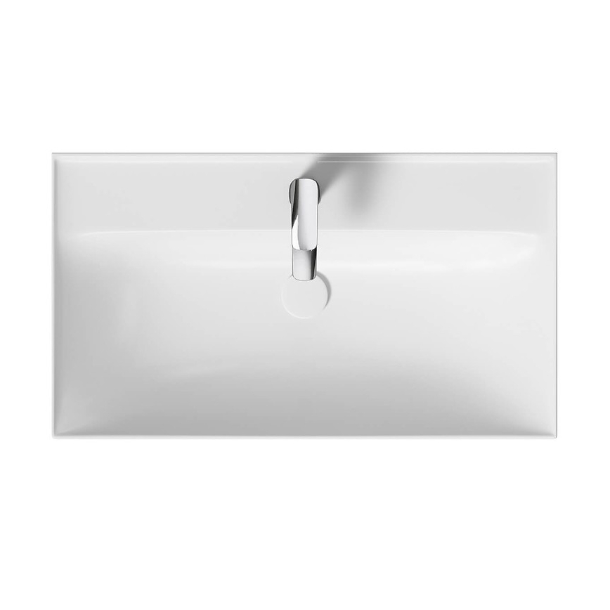 Cersanit K120-010 - Umywalka wpuszczana LARGA 46x80,5 cm ceramika/biały połysk