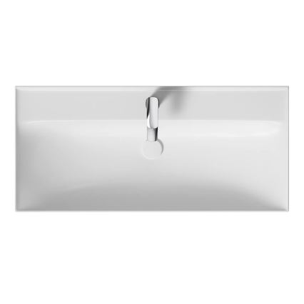 Cersanit K120-011 - Umywalka wpuszczana LARGA 46x100 cm ceramika/biały połysk