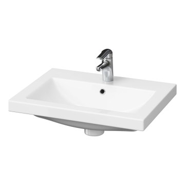 Cersanit K32-003-ECO - Wpuszczana umywalka COMO 45x60 cm, ceramika / błyszcząca biel