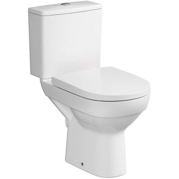 Cersanit K35-035 - WC stojąca z deską CITY ceramika/biała