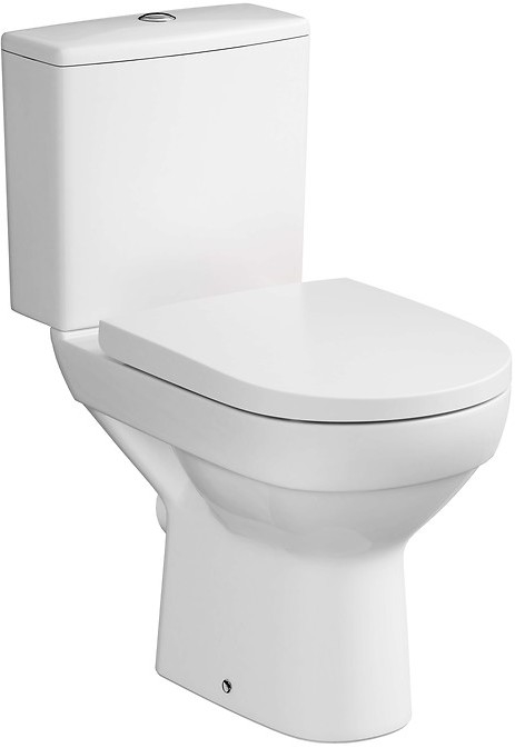 Cersanit K35-035 - WC stojąca z deską CITY ceramika/biała