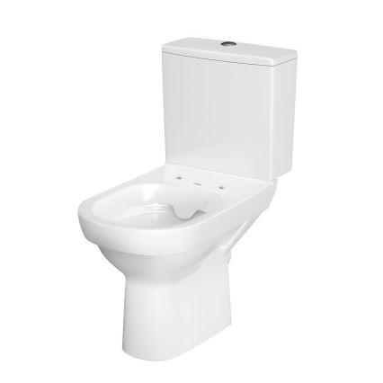 Cersanit K35-035 - WC stojąca z deską CITY ceramika/biała