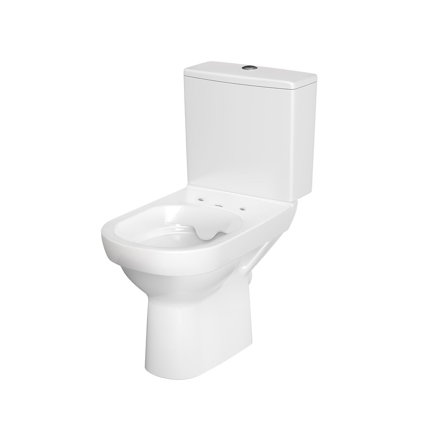 Cersanit K35-035 - WC stojąca z deską CITY ceramika/biała