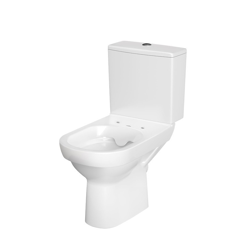 Cersanit K35-037 - WC stojąca z deską CITY ceramika/biały