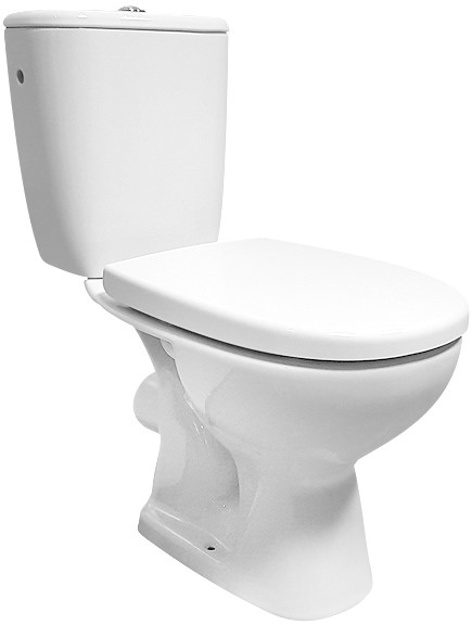 Cersanit K667-052 - WC stojąca z deską sedesową ARTECO ceramika/biała