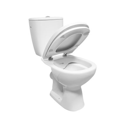 Cersanit K667-052 - WC stojąca z deską sedesową ARTECO ceramika/biała