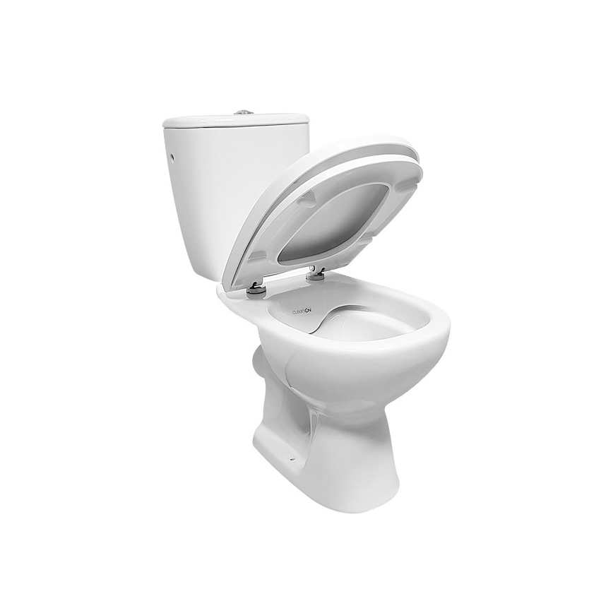 Cersanit K667-052 - WC stojąca z deską sedesową ARTECO ceramika/biała