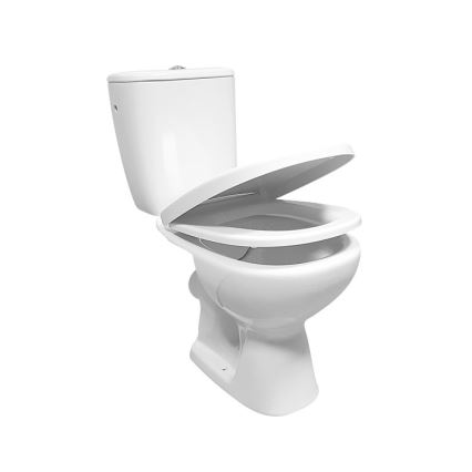 Cersanit K667-052 - WC stojąca z deską sedesową ARTECO ceramika/biała