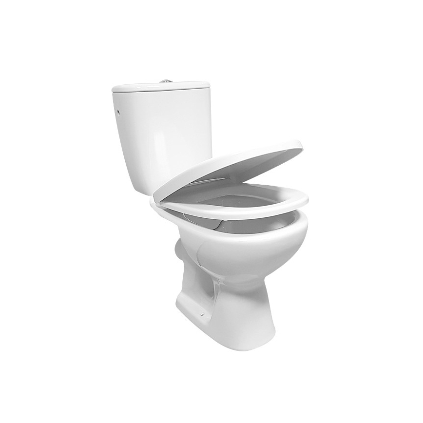 Cersanit K667-052 - WC stojąca z deską sedesową ARTECO ceramika/biała