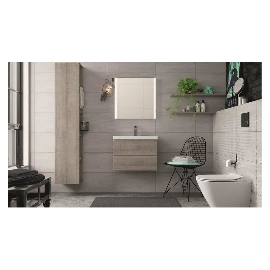 Cersanit K701-104 - WC wisząca z deską CITY OVAL ceramika/biała