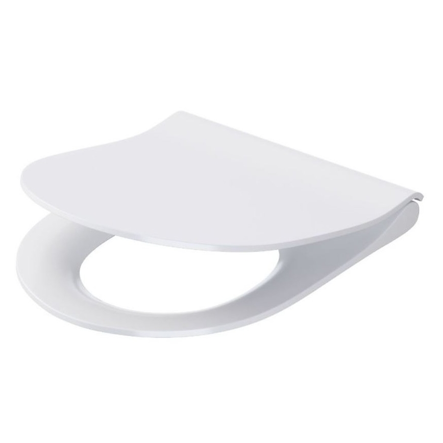 Cersanit K701-104 - WC wisząca z deską CITY OVAL ceramika/biała