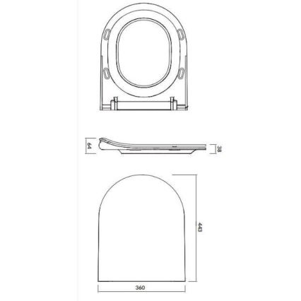 Cersanit K701-104 - WC wisząca z deską CITY OVAL ceramika/biała