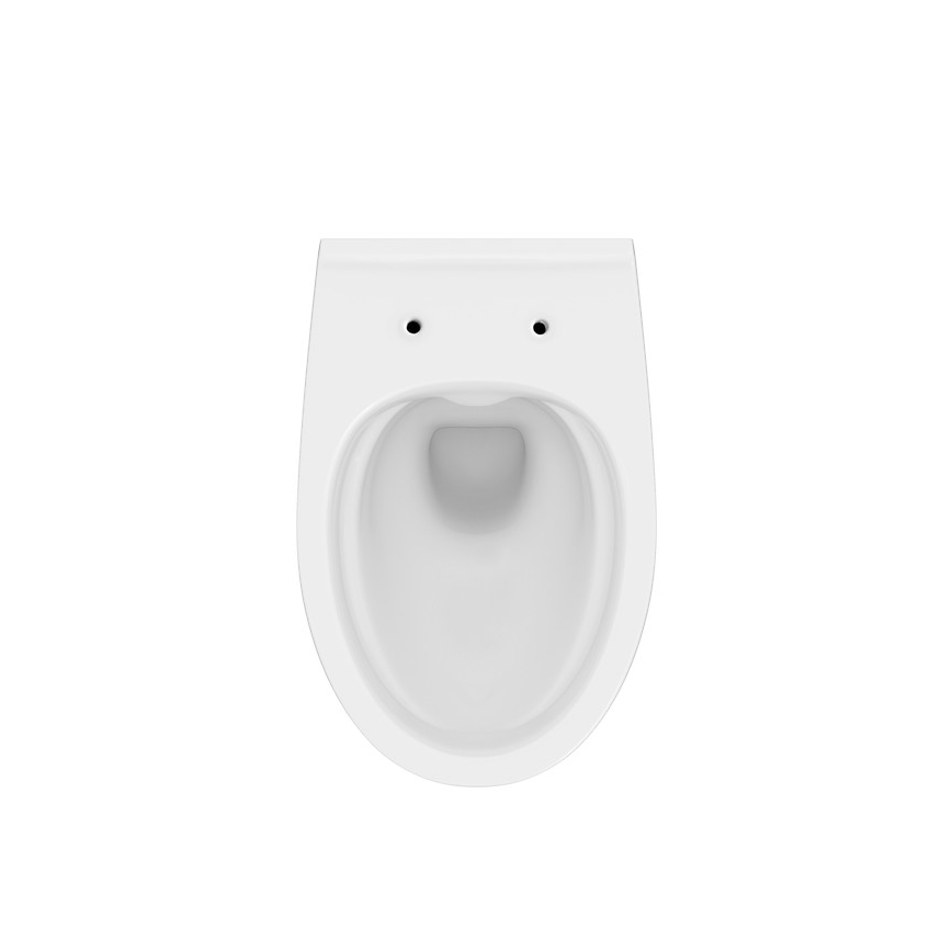 Cersanit K701-147 - WC wisząca z deską SAVIO ceramika/biały
