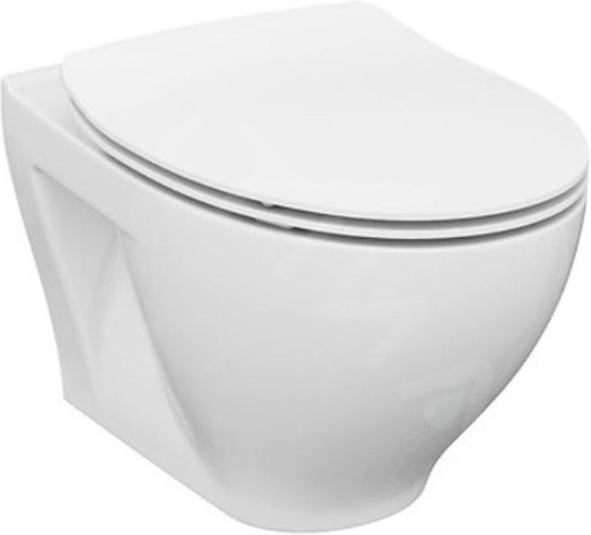 Cersanit K701-147 - WC wisząca z deską SAVIO ceramika/biały