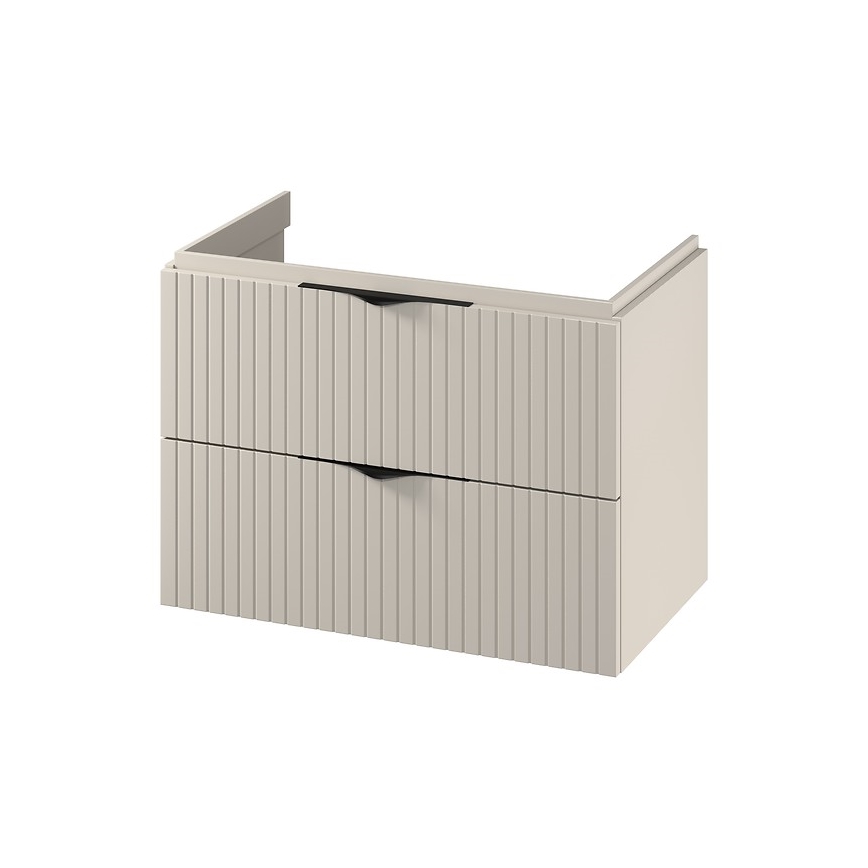 Cersanit S1015-003 - Wisząca szafka łazienkowa pod umywalkę TIRSO 80x45 cm beżowa