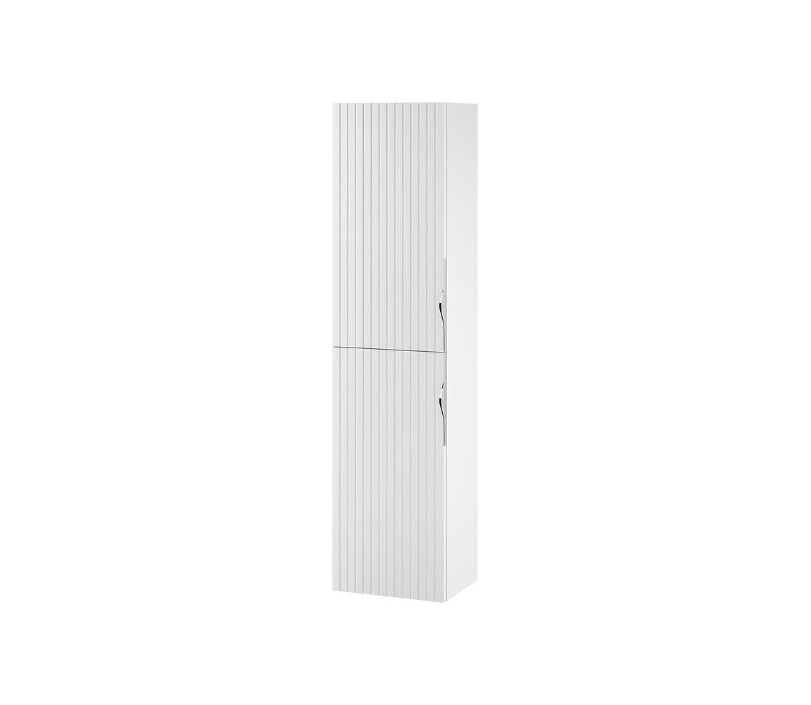 Cersanit S1015-010 - Wisząca szafka łazienkowa TIRSO 40x160x30 cm, biała matowa