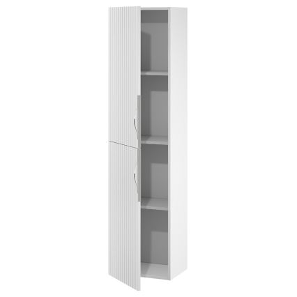 Cersanit S1015-010 - Wisząca szafka łazienkowa TIRSO 40x160x30 cm, biała matowa
