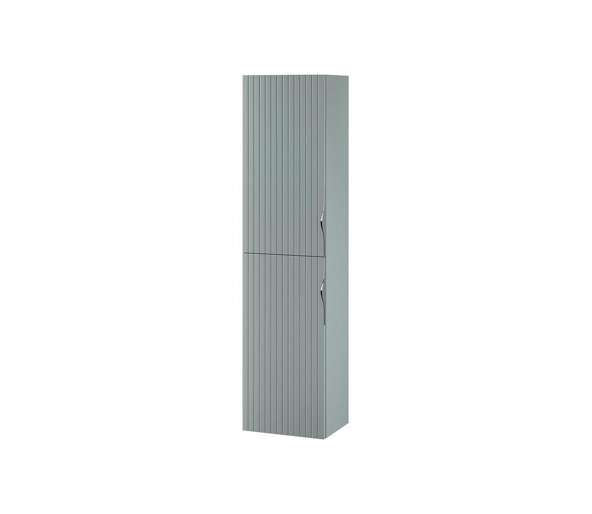 Cersanit S1015-025 - Wisząca szafka łazienkowa TIRSO 40x160x30 cm miętowa