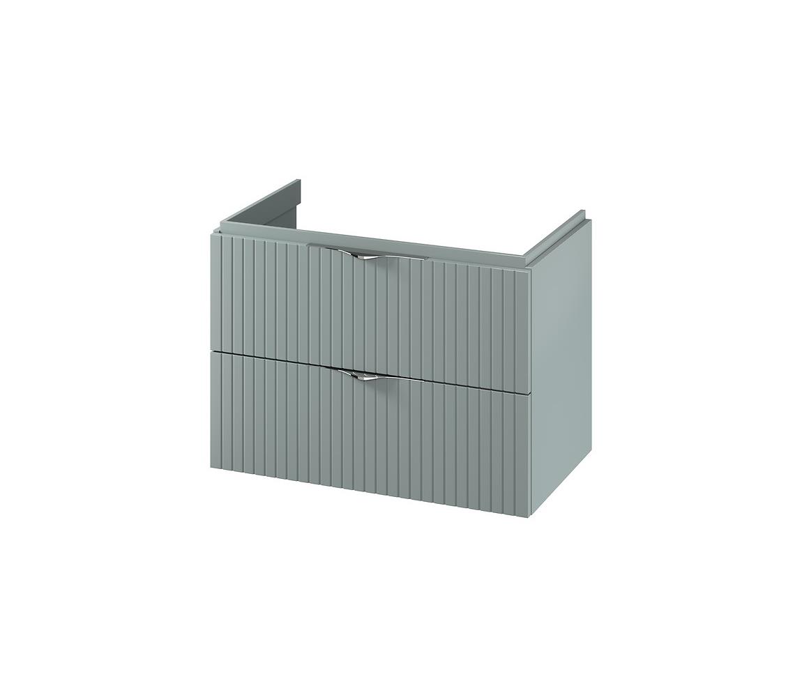 Cersanit S1017-001 - Wisząca szafka łazienkowa pod umywalkę TIRSO 80x45 cm miętowa