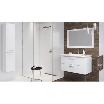 Cersanit S801-142-DSM - Wisząca szafka łazienkowa z umywalką LARA CITY 46x60 cm biała