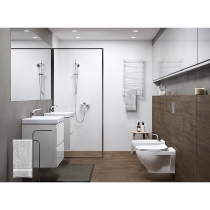 Cersanit S801-225-DSM - Hanging łaz. komoda z umywalką MEDA SLIM 62x80 cm błyszcząca biel
