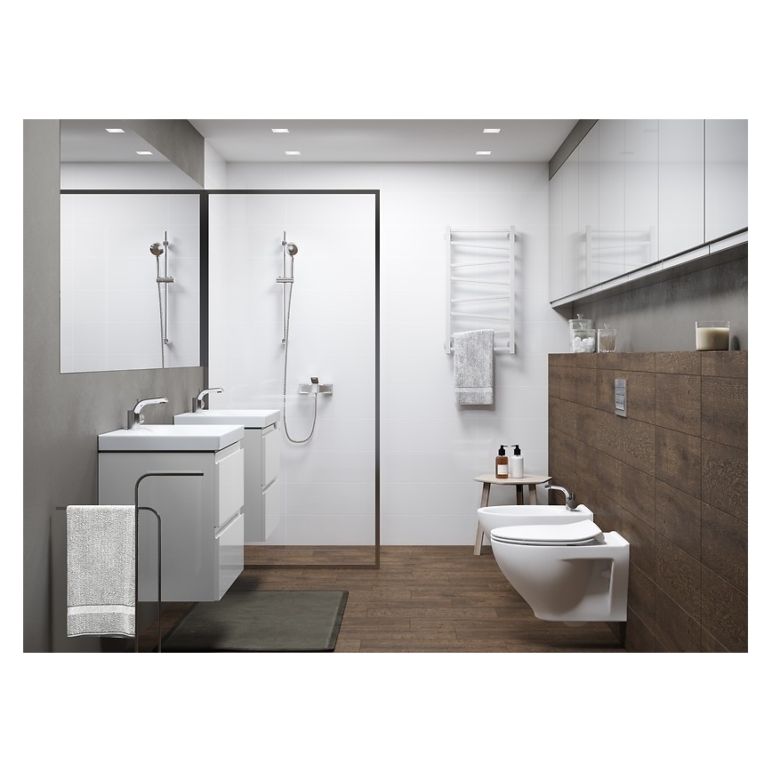 Cersanit S801-225-DSM - Hanging łaz. komoda z umywalką MEDA SLIM 62x80 cm błyszcząca biel