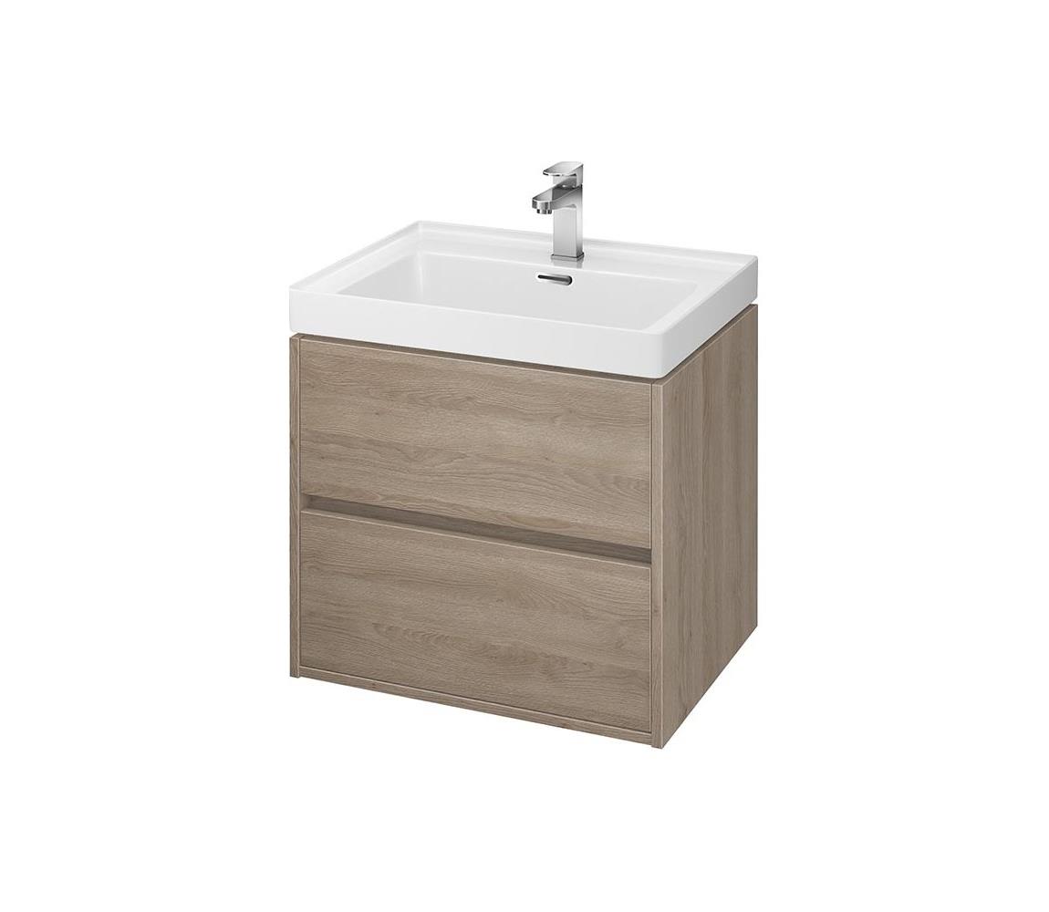 Cersanit S924-008 - Szafka łazienkowa pod umywalkę CREA 60x54x45 cm dąb
