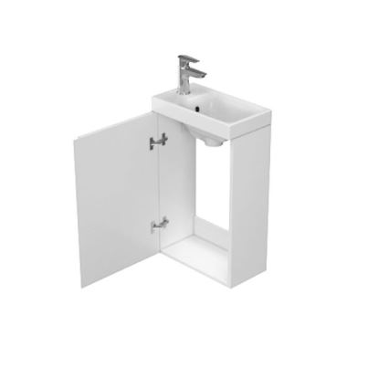 Cersanit S929-014 - Szafka łazienkowa pod umywalkę MEDDIE 59x39 cm, biały połysk