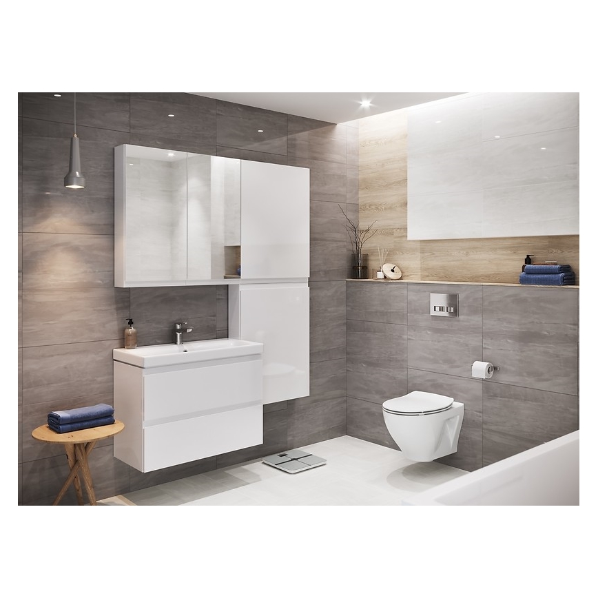Cersanit S929-018 - Szafka łazienkowa z lustrem MEDDIE 80x59,5 cm