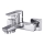 Cersanit S951-006 - Kran do wanny MILLE chrom błyszczący