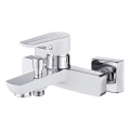 Cersanit S951-008 - Kran do wanny MILLE biały/chrom błyszczący