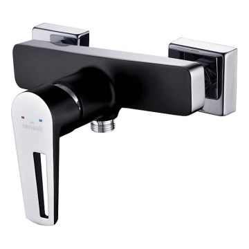 Cersanit S951-034 - Kran do prysznica MILLE czarny/chrom błyszczący