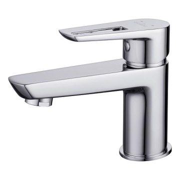 Cersanit S951-045 - Kran do umywalki MILLE 13,4 cm chrom błyszczący + odpływ