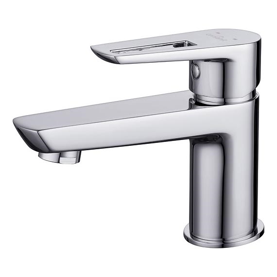 Cersanit S951-045 - Kran do umywalki MILLE 13,4 cm chrom błyszczący + odpływ