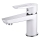 Cersanit S951-047 - Kran do umywalki MILLE 13,4 cm biały + odpływ