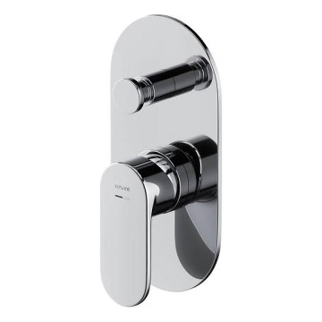Cersanit S951-305 -Kran do prysznica do montażu podtynkowego CREA chrom błyszczący