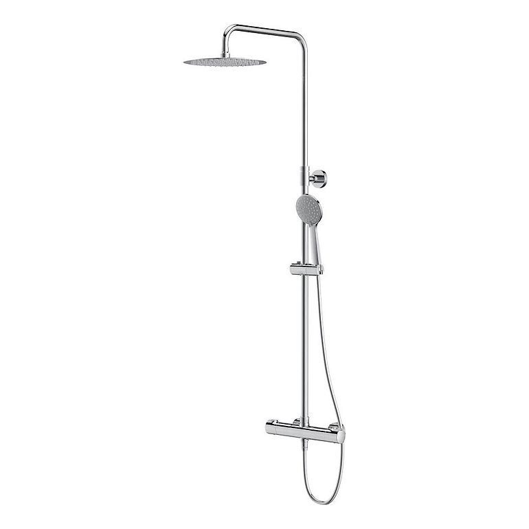 Cersanit S951-340 - Zestaw prysznicowy z baterią termostatyczną CITY chrom błyszczący
