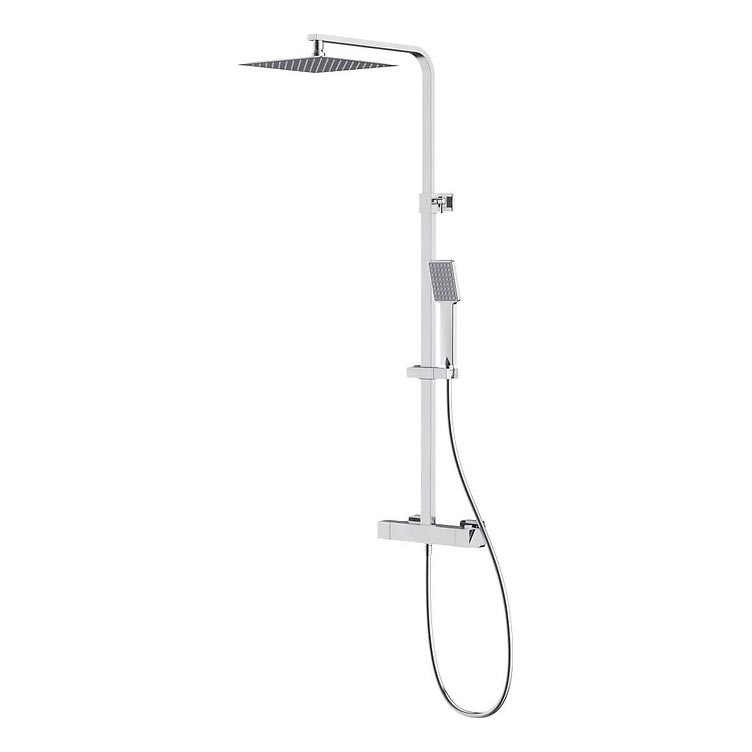 Cersanit S951-341 - Zestaw prysznicowy z baterią termostatyczną CITY, chrom błyszczący