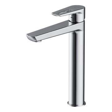Cersanit S951-354 - Kran do umywalki MILLE 27 cm chrom błyszczący + odpływ