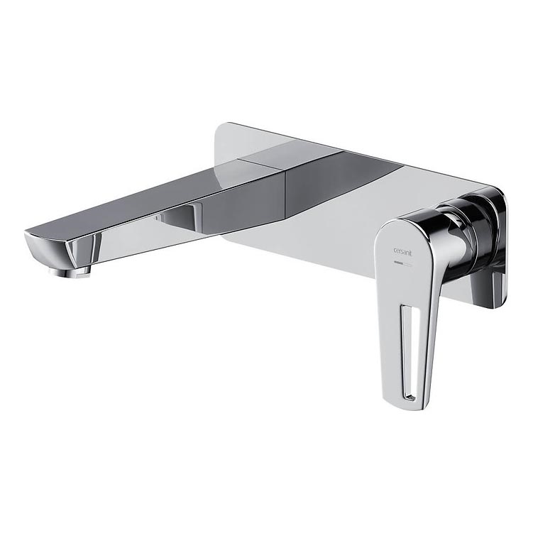 Cersanit S951-357 - Kran do wanny do montażu podtynkowego MILLE chrom błyszczący + odpływ