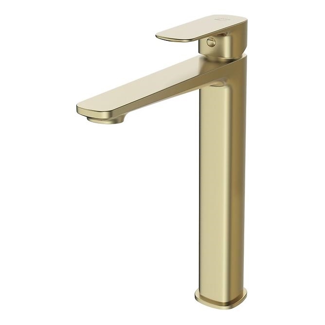Cersanit S951-393 - Kran do umywalki LARGA 29,5 cm złoty