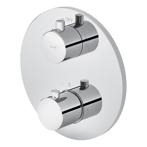 Cersanit S951-564 - Termostatyczna bateria prysznicowa do montażu podtynkowego ZEN chrom błyszczący