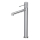 Cersanit S951-592 - Kran do umywalki ZEN 32,2 cm chrom błyszczący