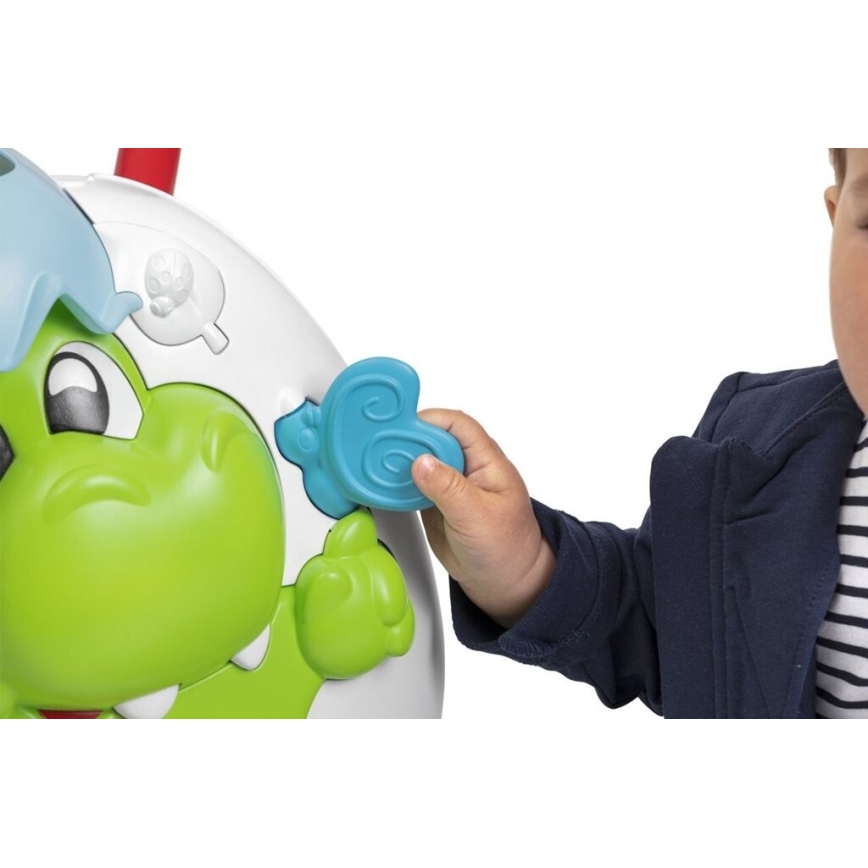 Chicco - Chodzik dla dzieci z atrakcjami i dźwiękiem 2w1 DINO 2xAA
