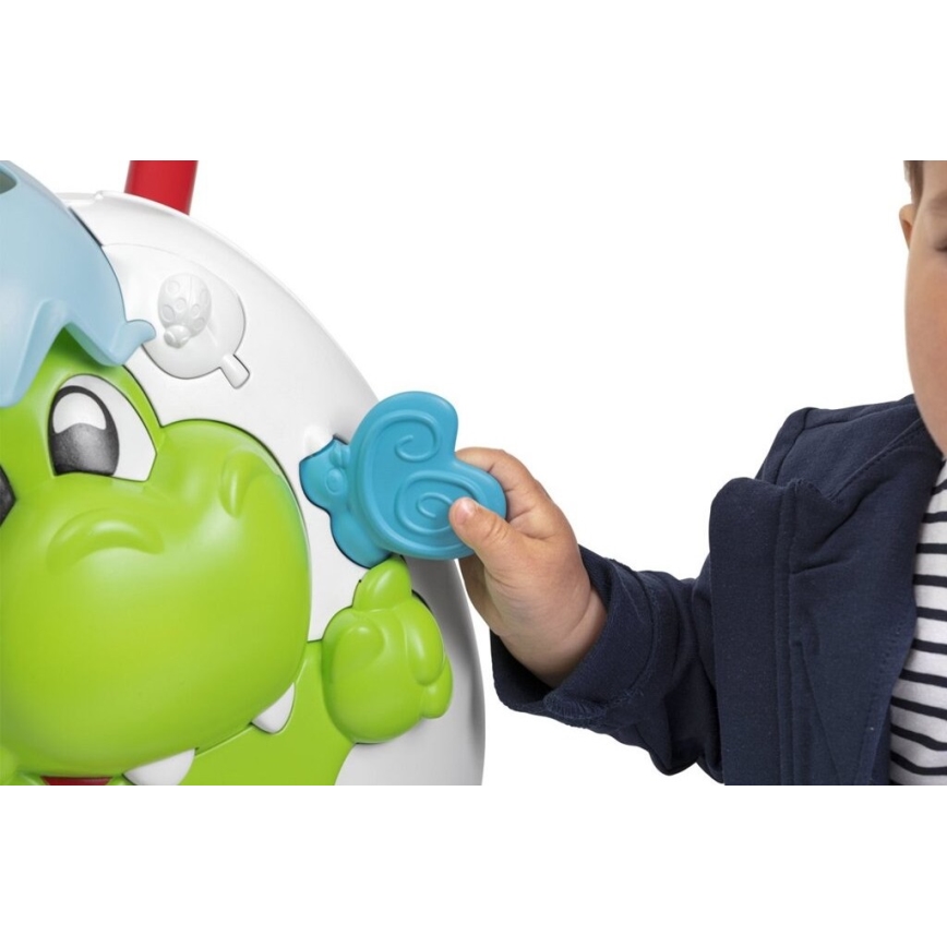 Chicco - Chodzik dla dzieci z atrakcjami i dźwiękiem 2w1 DINO 2xAA