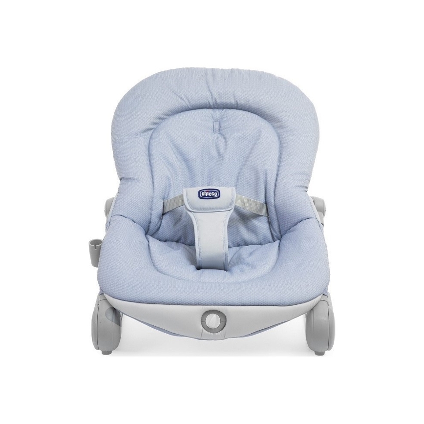 Chicco - Dziecięca wibrująca huśtawka z melodią BALLOON Dots 2xAA + 1xLR20 niebieska