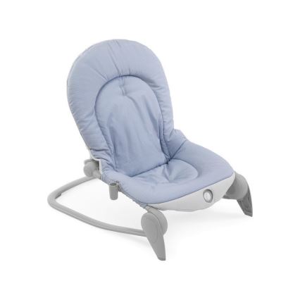 Chicco - Dziecięca wibrująca huśtawka z melodią BALLOON Dots 2xAA + 1xLR20 niebieska