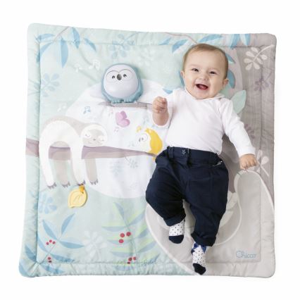 Chicco - Kocyk dziecięcy do zabawy 2w1 3xAAA sówka