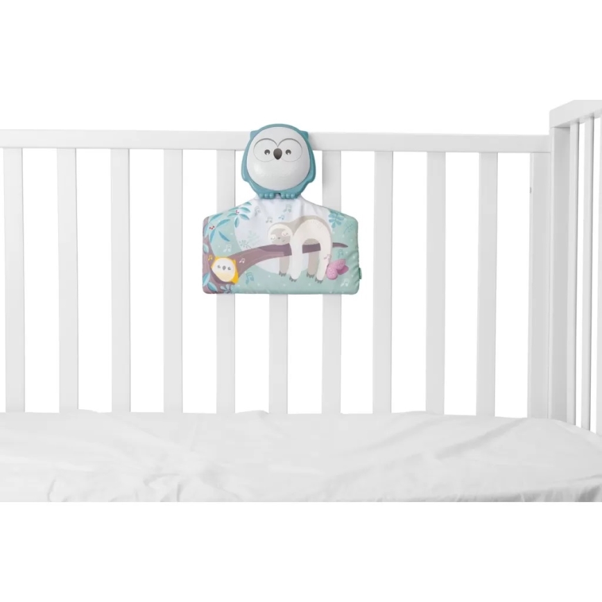 Chicco - Kocyk dziecięcy do zabawy 2w1 3xAAA sówka